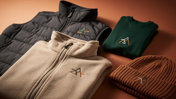 Broderie sur textile promotionnel : le rendu premium des dotations d'hiver