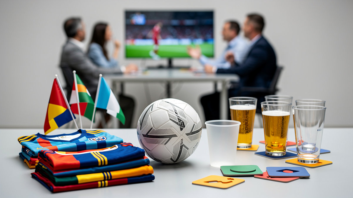Objets publicitaires evenement sportif : federez clients et equipes Coupe du Monde 2026 : 7 Goodies pour Activer Votre Marque