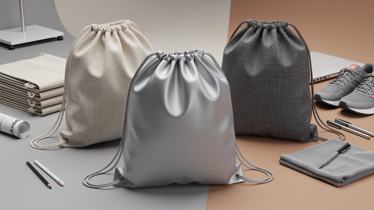 Sac a cordon publicitaire : le goodie de salon et ses limites — OBG.PUB Sac a cordon publicitaire : le goodie de salon et ses limites