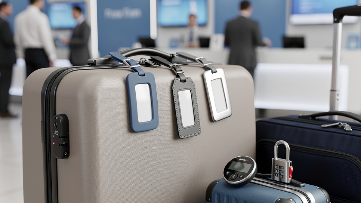 Etiquette a bagage personnalisee : le micro-goodie qui voyage loin — OBG.PUB Etiquette a bagage personnalisee : le micro-goodie qui voyage loin