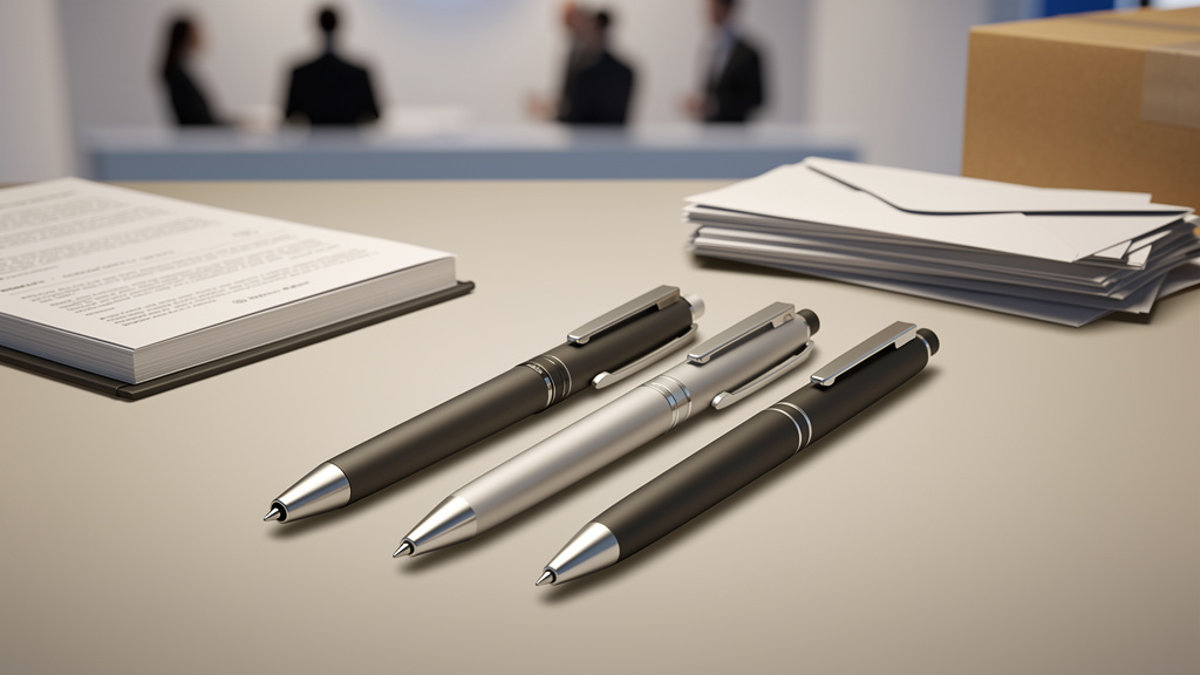 Stylo bille publicitaire : poussoir ou capuchon ? — OBG.PUB Stylo bille publicitaire : poussoir ou capuchon ?