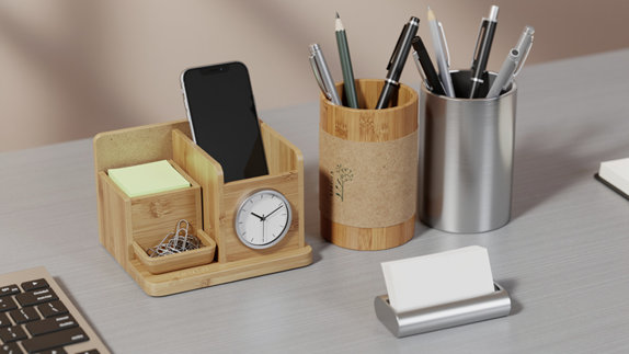Organiseur et pot a crayons : le goodie qui reste en vue
