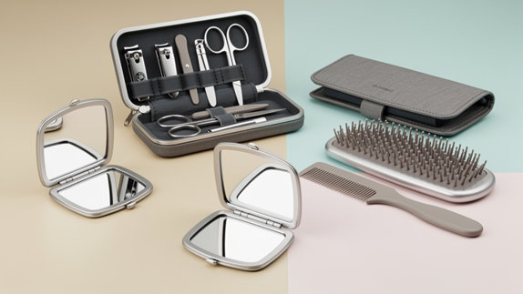 OBG.PUB - Miroir de poche et coffret manucure : les goodies beaute credibles Miroir de poche et coffret manucure : les goodies beaute credibles