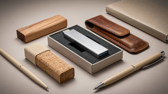 Cle USB en cuir ou metal : monter en gamme sur un cadeau tech
