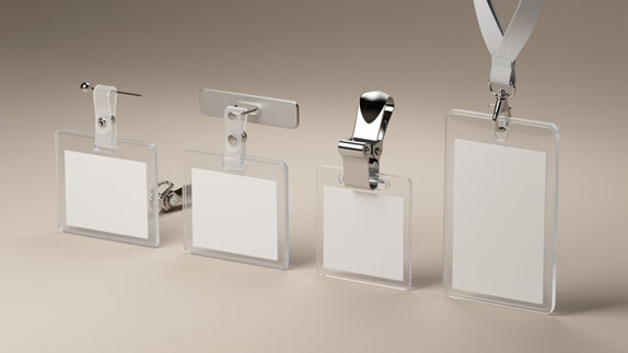 OBG.PUB - Badge evenementiel : epingle, aimant, clip ou tour de cou ? Badge evenementiel : epingle, aimant, clip ou tour de cou ?