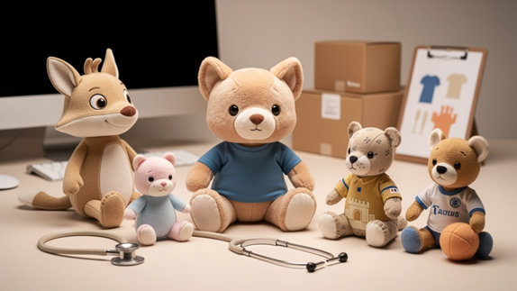Peluche et mascotte personnalisees : publics, securite et usages