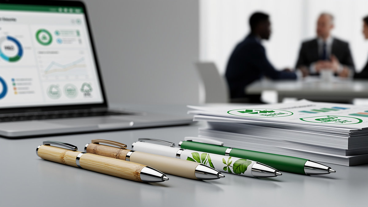 Stylo Publicitaire Écologique : Fuyez le Greenwashing B2B — OBG.PUB Stylo Publicitaire Écologique : Fuyez le Greenwashing B2B