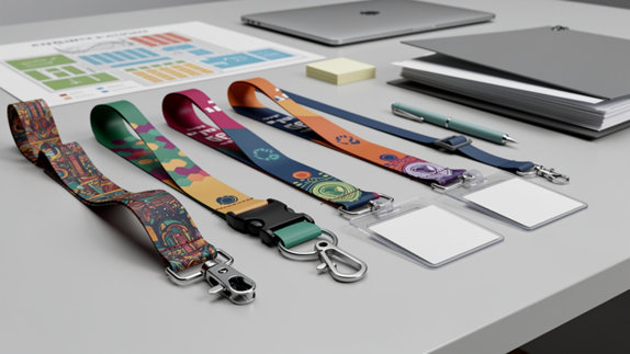 Tour de cou sublimation : l'accessoire d'accueil des salons pros