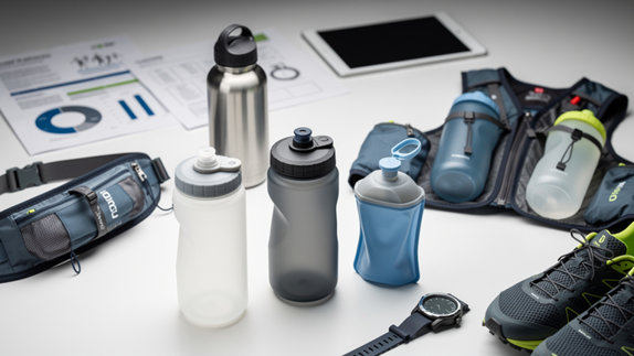 Bouteille de sport personnalisee pour running et trail