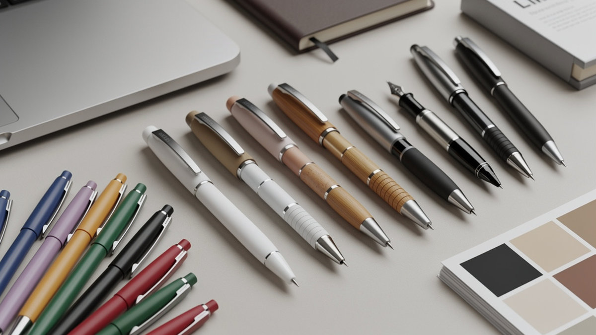 Stylo publicitaire : arbitrer entre premium et volume salon