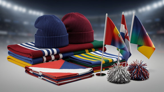 Bonnets, echarpes et drapeaux personnalises pour vos supporters