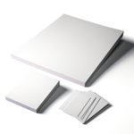 Sous-mains bloc papier publicitaire personnalisé avec logo pour entreprise et communication