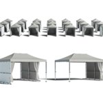 Abris de plage publicitaire personnalisé avec logo pour entreprise et événements extérieurs