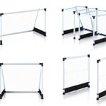 Cages de foot publicitaire personnalisées avec logo pour entreprise et événements sportifs