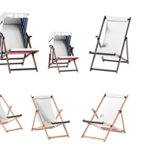 Chaise de plage publicitaire personnalisée avec logo pour entreprise et communication estivale