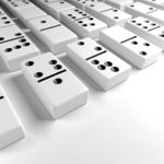 Dominos publicitaire personnalisé avec logo pour entreprise et communication professionnelle