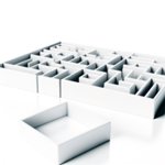 Labyrinthes publicitaire personnalisé avec logo pour entreprise et communication professionnelle