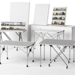 Table de camping publicitaire personnalisée avec logo pour entreprise et événements outdoor