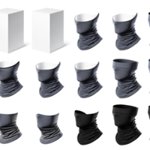 Cache-cou transformable publicitaire personnalisé avec logo pour entreprise et communication