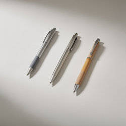 Stylos bille publicitaires personnalisables en plastique, métal, aluminium et bambou