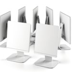 Support d'ordinateur publicitaire personnalisé avec logo pour entreprise et bureau professionnel