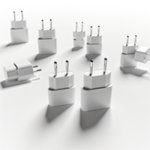 Prises chargeur publicitaire personnalisées avec logo pour entreprise et communication professionnelle