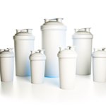 Shakers à protéines publicitaire personnalisés avec logo pour entreprise et communication sportive