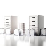 Solutions de rangement publicitaire personnalisées avec logo pour entreprise et communication