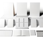 Parures écriture publicitaire personnalisées avec logo pour entreprise et communication B2B