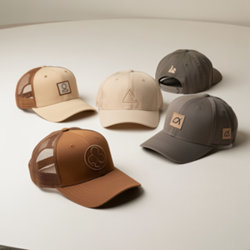 Casquette publicitaire personnalisable à vos couleurs Casquettes publicitaires personnalisables en coton, polyester et RPET recyclé