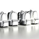 Sac à dos bandes réfléchissantes publicitaire personnalisé avec logo pour entreprise sécurité