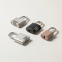 Cadenas publicitaires à combinaison ou à clé en métal et zinc, formats compacts