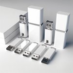 Clé USB LED publicitaire personnalisée avec logo lumineux pour entreprise et communication