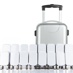 Trolley Valise USB Publicitaire Personnalisé Trolley valise USB publicitaire personnalisé avec logo pour entreprise et déplacements pros