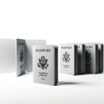 Porte passeport publicitaire personnalisé avec logo pour entreprise et communication professionnelle
