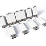 Étui clé USB publicitaire personnalisé avec logo pour entreprise et communication professionnelle