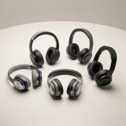Casque audio publicitaire personnalisable avec logo Casques audio publicitaires sans fil, Bluetooth, pliables et à réduction de bruit