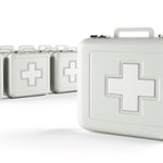 Set premiers secours publicitaire personnalisé avec logo pour entreprise et communication