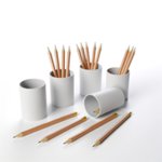 Pots à crayons publicitaire personnalisé avec logo pour entreprise et communication B2B