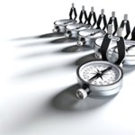 Boussole publicitaire personnalisée avec logo pour entreprise et communication professionnelle