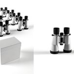 Jumelles publicitaire personnalisées avec logo pour entreprise et communication professionnelle