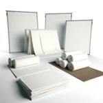 Couverture publicitaire personnalisée avec logo pour entreprise et communication professionnelle