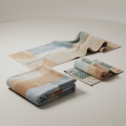 Serviette de plage publicitaire personnalisée à vos couleurs Serviettes de plage publicitaires en coton et microfibre et paréos-serviettes bicolores