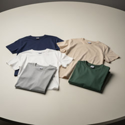 T-shirts unisexes publicitaires col rond en coton, coton bio et polyester respirant