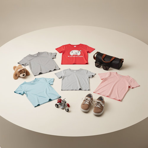 Enfant — OBG.PUB T-shirts enfants publicitaires unisexes en coton, coton organique et polyester sport