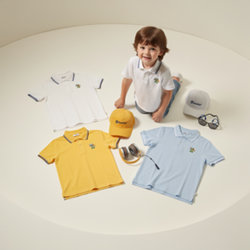 Polo enfant publicitaire personnalisable pour club et école Polos enfant publicitaires en maille piquée coton, coupe unisexe et manches courtes