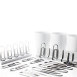 Porte trombones publicitaire personnalisé avec logo pour bureau et communication d'entreprise