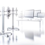 Support ordinateur publicitaire personnalisé avec logo pour entreprise et bureau professionnel