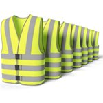 Gilets de sécurité publicitaire personnalisés avec logo pour entreprise et communication professionnelle