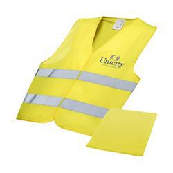 Gilet de sécurité publicitaire ou gilet de sécurité personnalisé OBG PUB - Gilet de sécurité publicitaire ou gilet de sécurité personnalisé